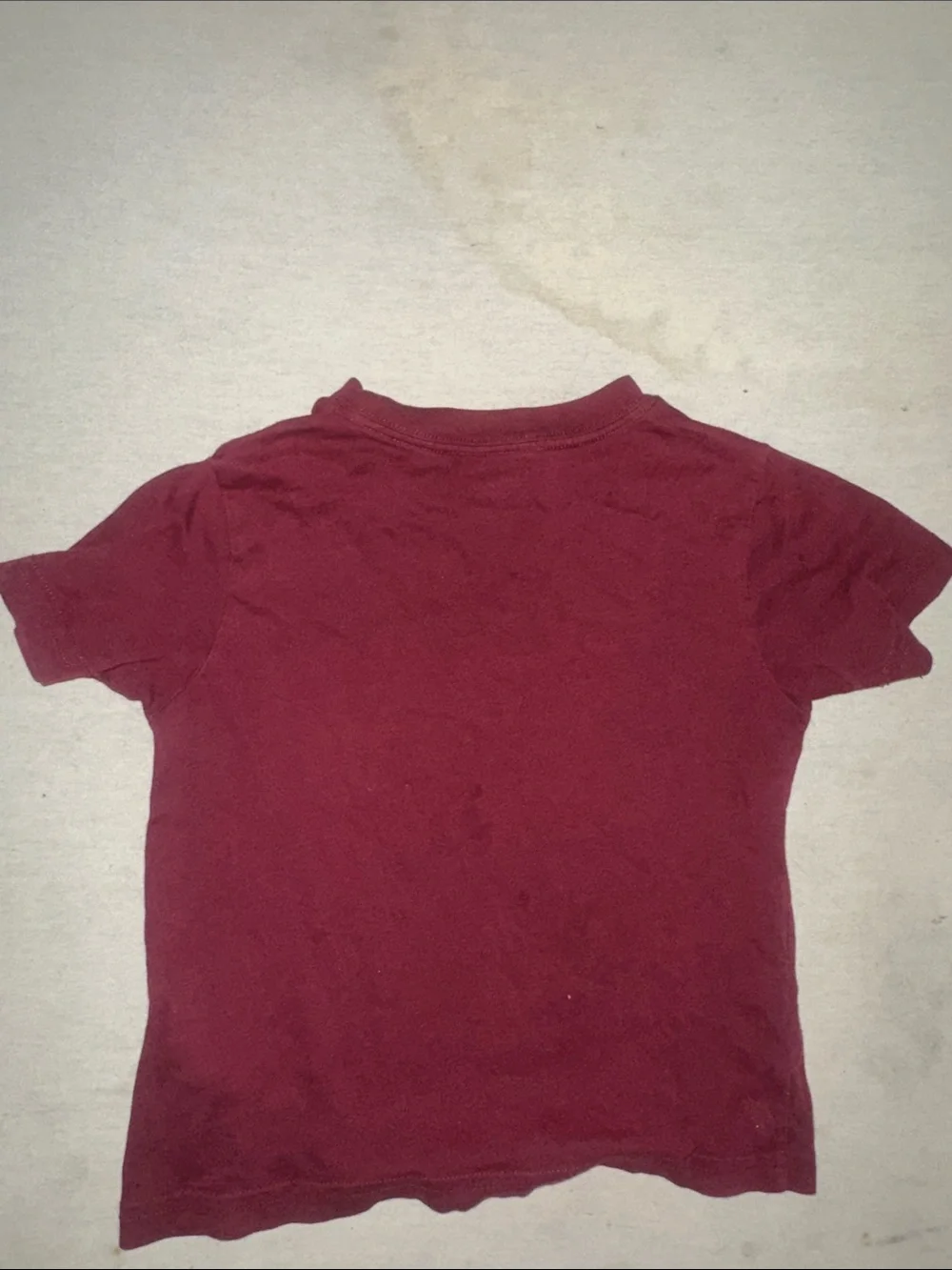 Kids Size 2T Ralph Lauren Kids Burgundy Bulldog Graphic Tee